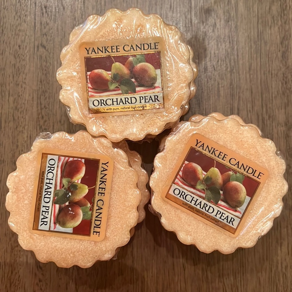 Orchard Pear Yankee Candle Tart /wax melt- set of 6